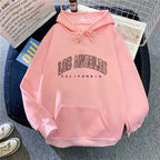 Women's Fleece Hooded Pullover Sweater for Autumn/Winter