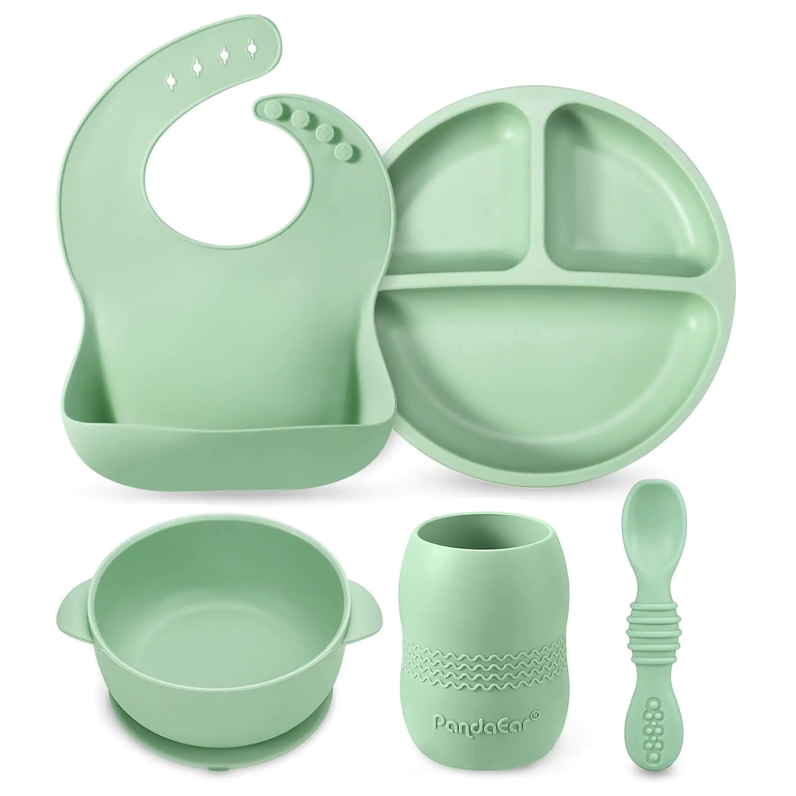 Silicone Baby Feeding Set 6-12 Months