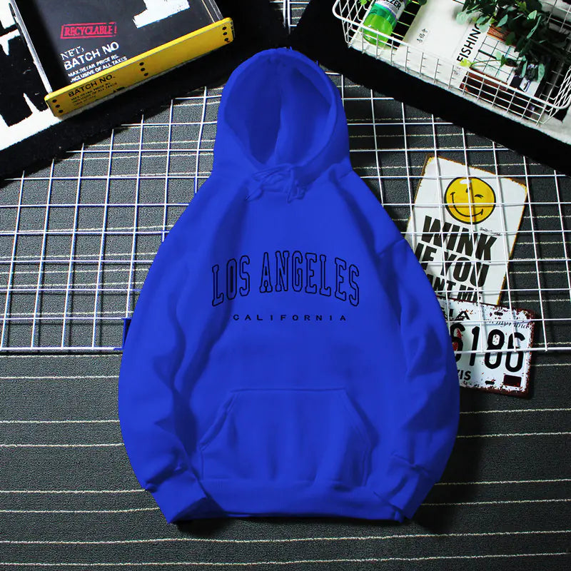 Women's Fleece Hooded Pullover Sweater for Autumn/Winter