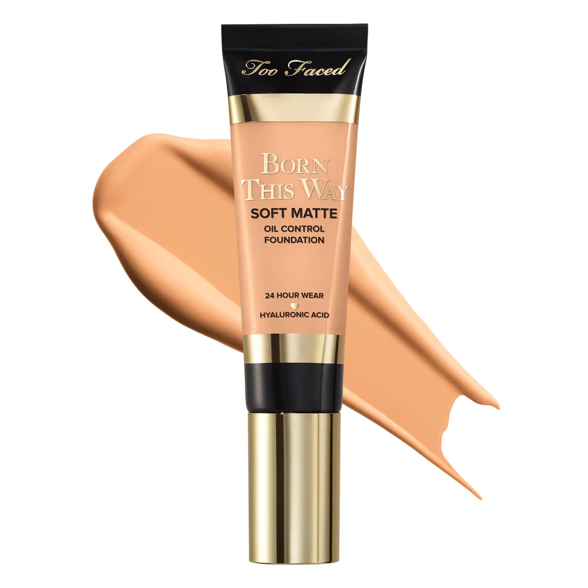 Too Faced Born This Way Soft Matte Foundation | Hydrating Oil Control Long Lasting + Waterproof 1 Fl Oz Porcelain