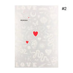 3D Snake Nail Stickers in Black and White (2 Colors)