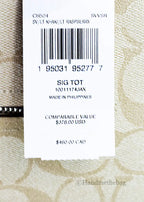 Coach Gallery Signature Tote Shoulder Bag